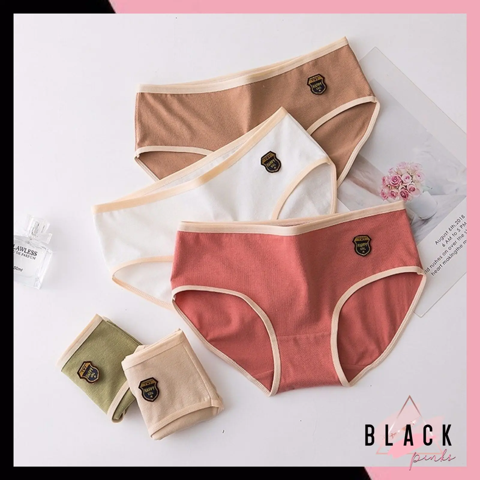Blackpink Celana Dalam / CD Sempak Undies Bahan Katun High Quality 2029