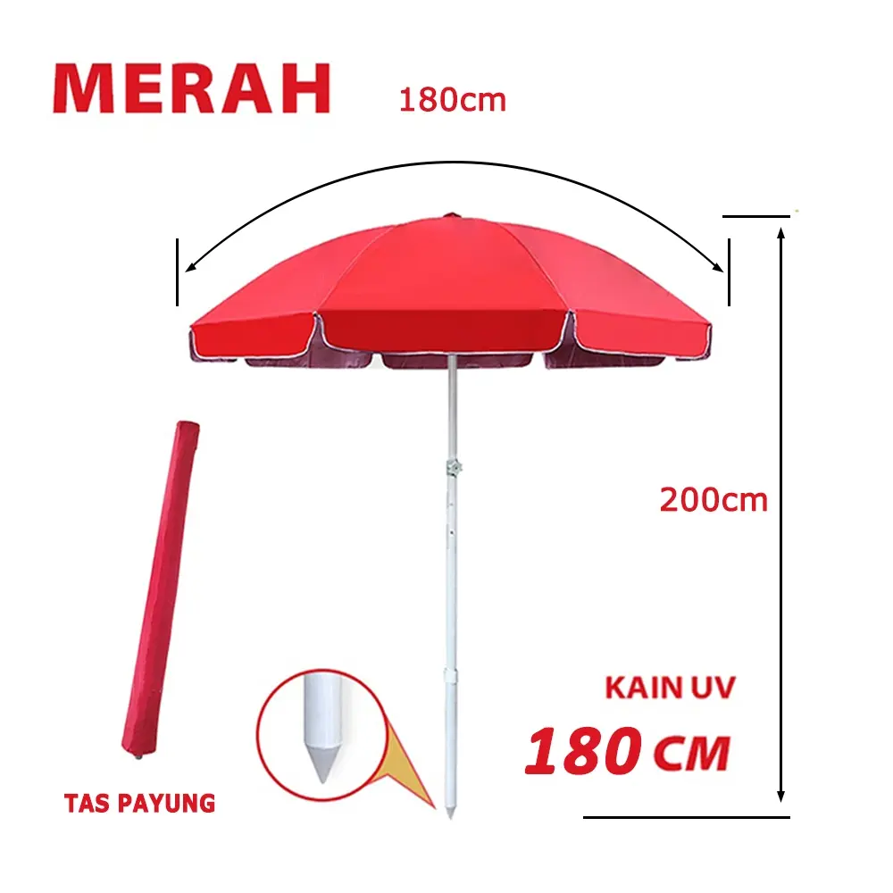 180CM-Merah