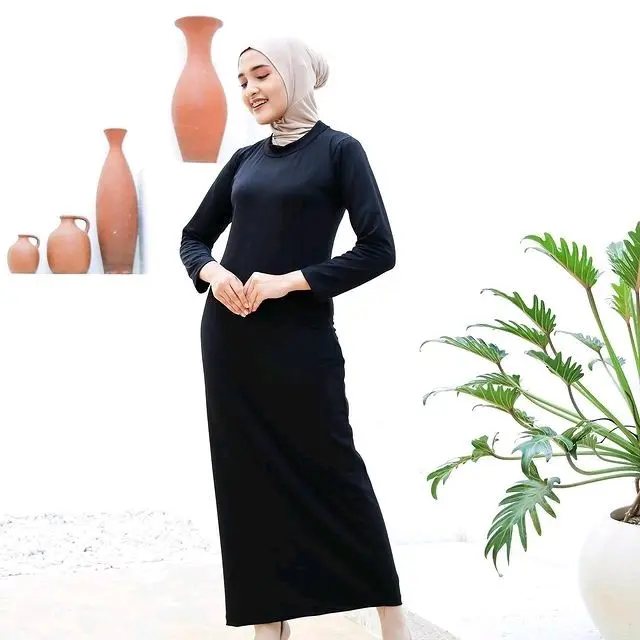 Inner Dress Kaos Premium/Manset Gamis Kaos Premium/Manset Gamis All Size 1