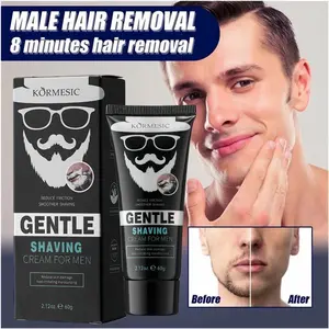 KORMESIC Krim Penghilang Bulu pria Permanen Hair Removal Cream Brewok Perontok bulu Cepat Aman Tanpa Efek Samping Hair Removal 60G