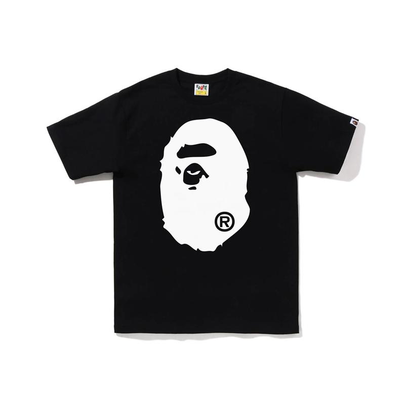 Áo Thun ngắn Tay BAPE, Cổ Điển, In Hình Gấu Trước Và Sau, 230G Bông Sợi Đôi, Bán Buôn Xuyên Biên Giới, Bộ Sưu Tập Xuân Hè 2023 Hàng Mới Về 0