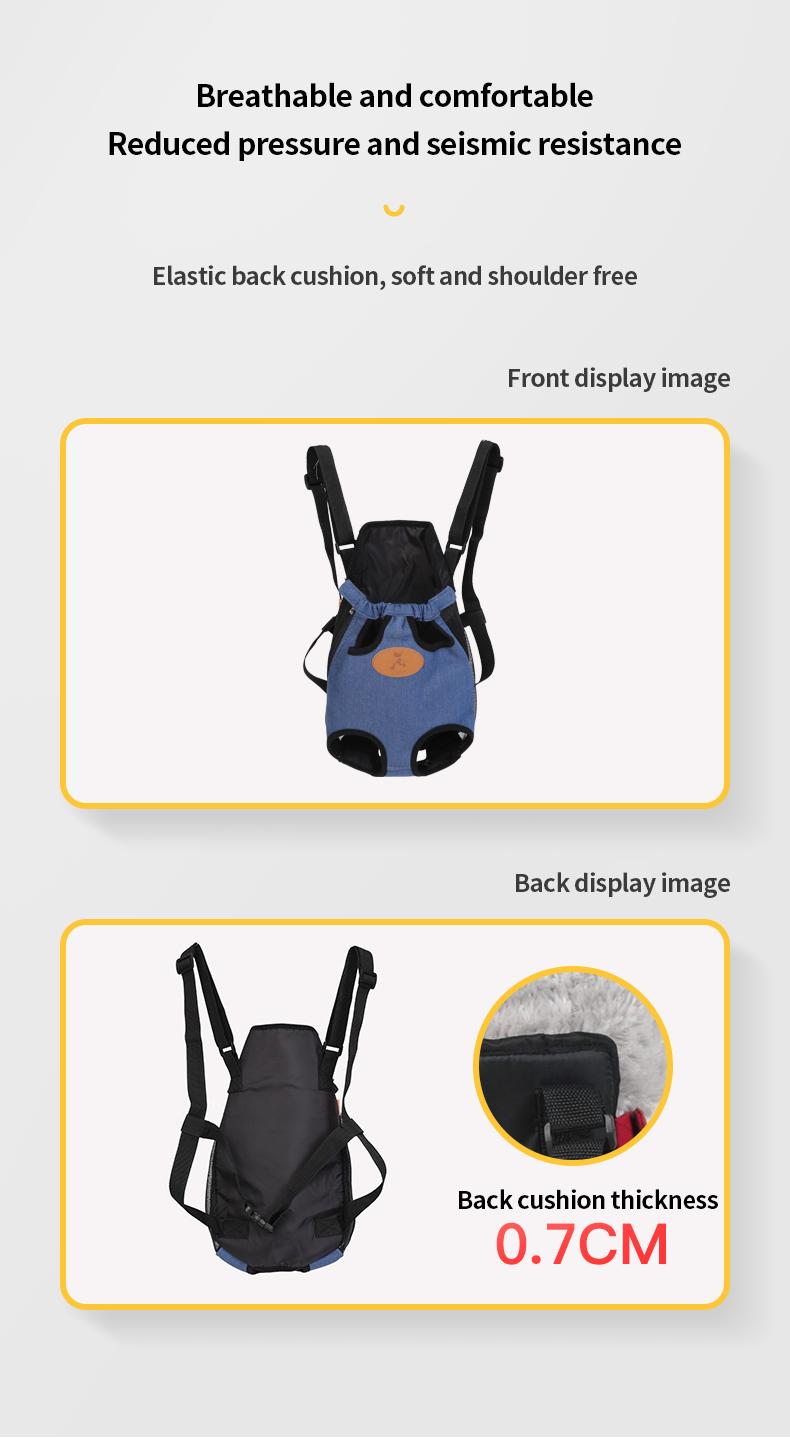 Product Introduction of （Pet Time）Pet Carrier Bag Outdoor Backpack Cat Dog Carrier Breathable backpack Portable cat and pet bag for going out 8