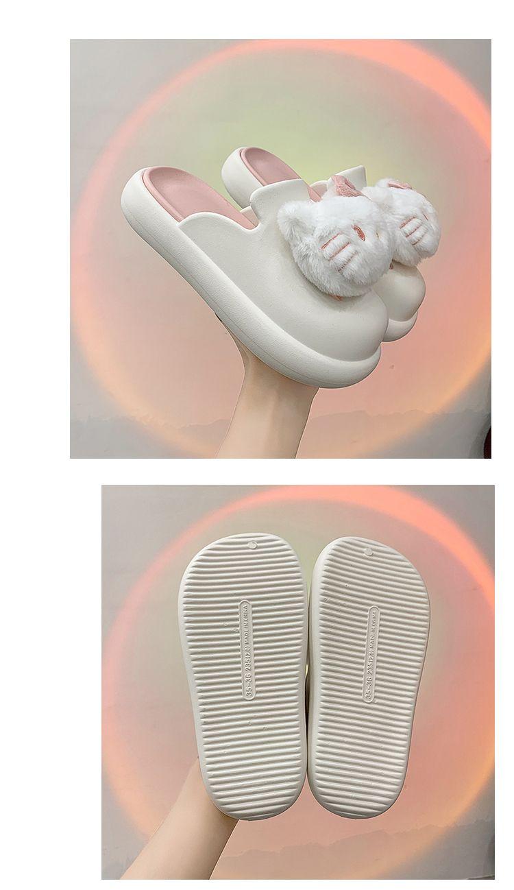 Product Introduction of Búp Bê Mèo Kitty Hoạt Hình, Thiết Kế Dễ Thương, Kiểu Dép Lười Nửa Ngón Chân, Dành Cho Nữ, Thích Hợp Cho Mùa Hè, Có Thể Mặc Ngoài Trời, Hàng Mới Về 2024, Dép Đế Chống Trượt 24