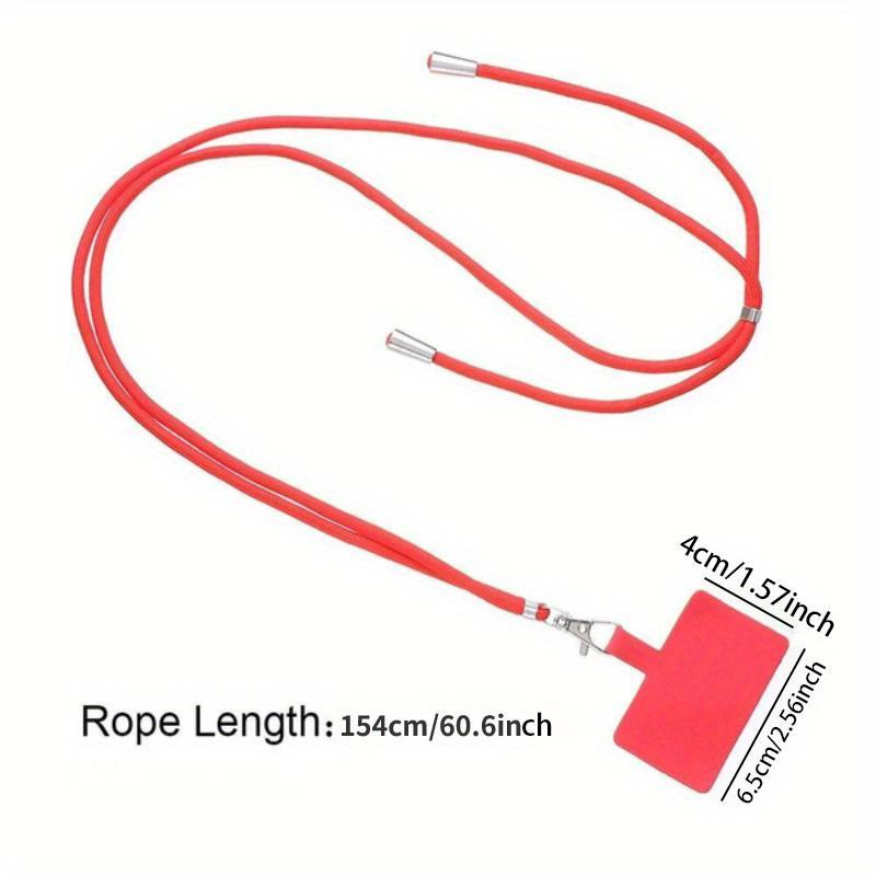 Anti Lost Phone Lanyard, 1 Count Universal Adjustable Detachable Phone Safety Tether, Keychain Chain Rope, Phone Strap for Women & Men 1