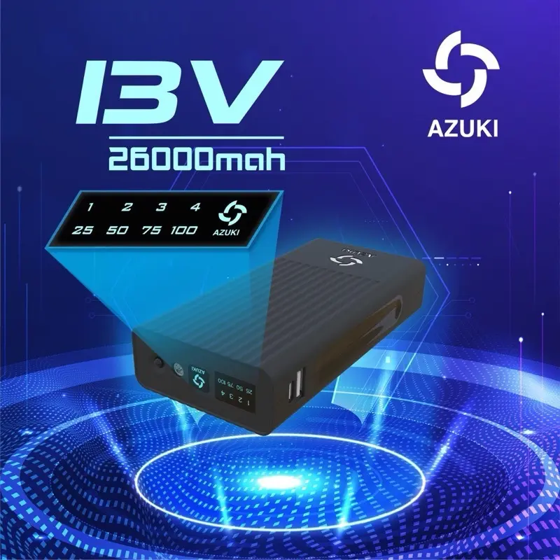 Pin AZUKI SUPER ULTRA Li-Polymer Dòng 26000MAH Cực Trâu Sử Dụng Cho Quạt 13V ( gồm 01 pin không sặc )