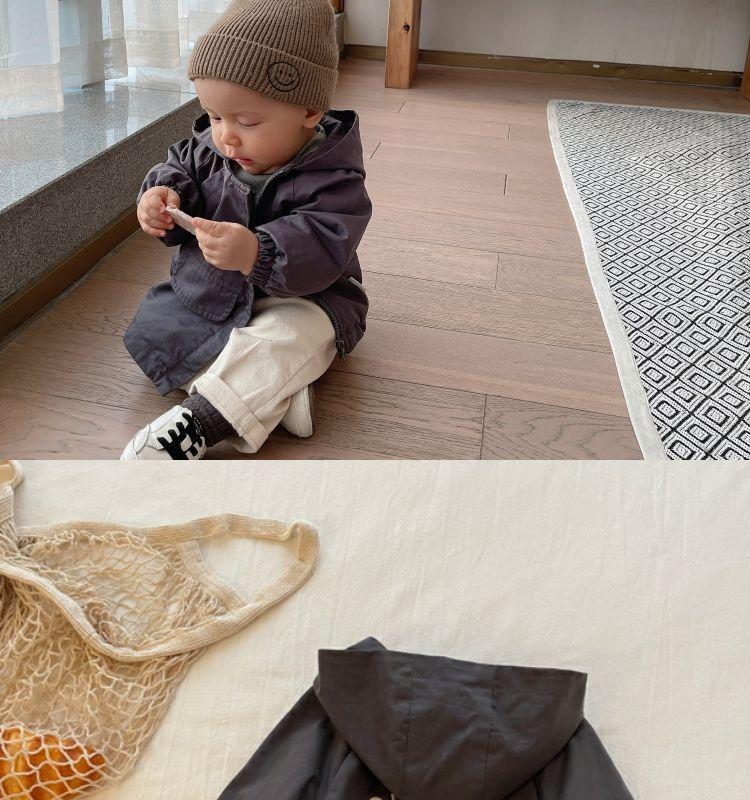 Product Introduction of Baby Autumn and Winter Fleece-lined Anorak Male and Female Baby Nordic Embroidered Coat Baby Windcheater Western Style Autumn and Winter 5