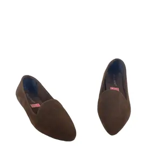 Onlashoes LB24 - Flatshoes Wanita Suade Nyaman untuk Harian & Kerja Desain Simpel Elegan