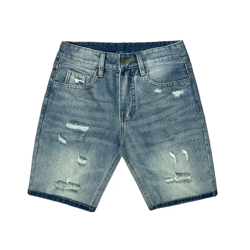 QUẦN SHORT ĐÙI JEAN NAM CHẤT LIỆU BÒ FROM LỬNG NGANG GỐI QUẦN JEAN NAM MÃ QS6A177 1