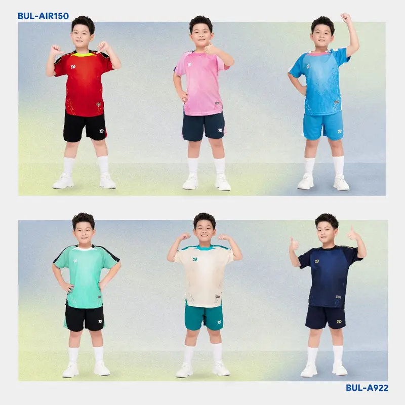 Bộ Quần Áo Bóng Đá Trẻ Em Bulbal Astro, Chất Vải Bul-Air 150 Cao Cấp, Mềm Mại, Co Giãn 4 Chiều Thoáng Mát, Thiết Kế Ấn T 6