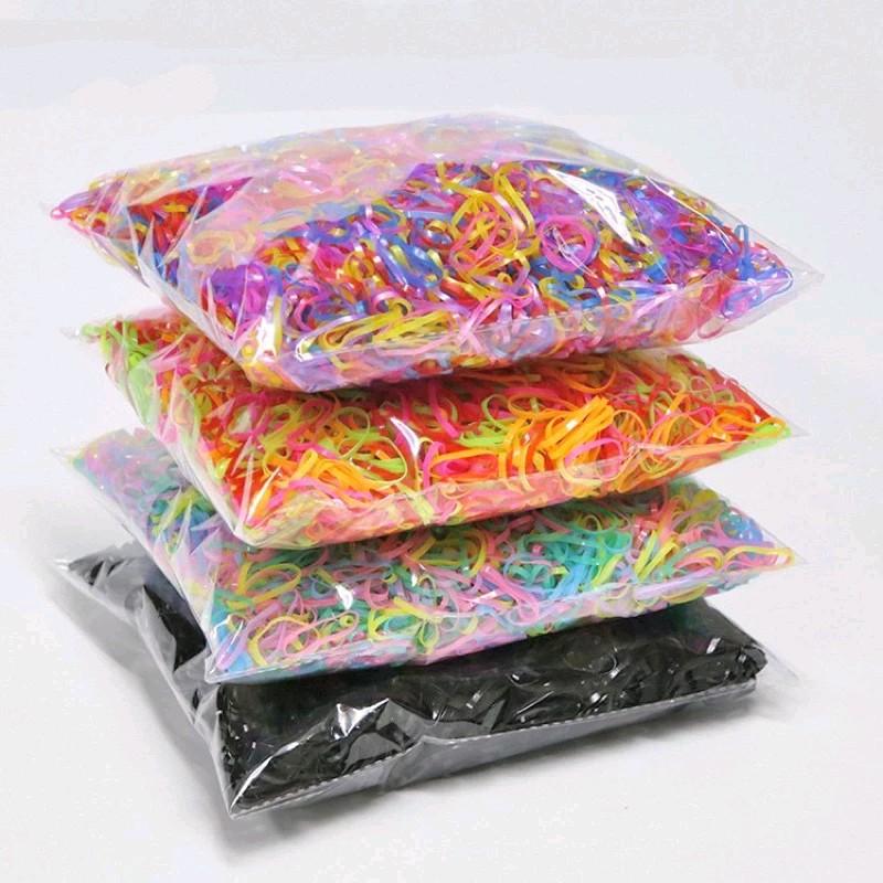 Thun cột tóc đen và nhiều màu siêu dai (gói 50g)