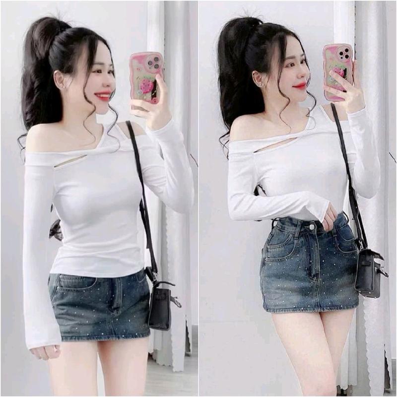 Áo thun bo xoắn tay dài chất tăm lạnh co giãn ( Bigsize :40-90kg) 3