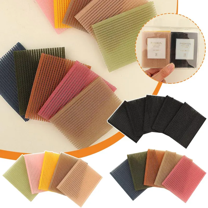 Miếng Dán Tóc Mái, Đầy Màu Sắc, 10 Cái, Dán Ma Thuật, Keo Mùa Hè, Dán Sau Tóc, Phụ Kiện Tóc, Miếng Đệm Viền 0