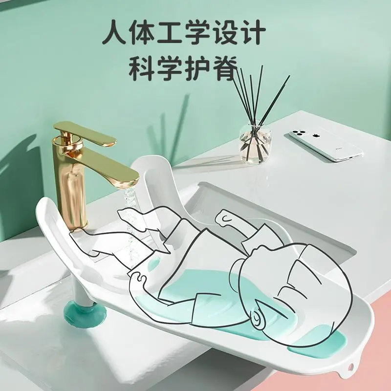Chậu rửa mông cho Em Bé Dụng cụ hữu ích, dành cho bé gái và trẻ sơ sinh, được làm bằng vật liệu PP, thích hợp cho bồn tắm, chậu đặc biệt dành cho bé gái, với thiết kế mông Voi 1