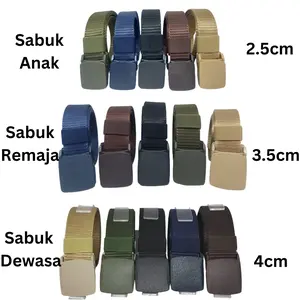 Sabuk Ikat Pinggang Anak TK dan Sd serta Remaja Laki dan Perempuan Anti Xray Bahan Nilon Tebal Berkualitas Harga Terjangkau dan Kualitas Memuaskan Fashion