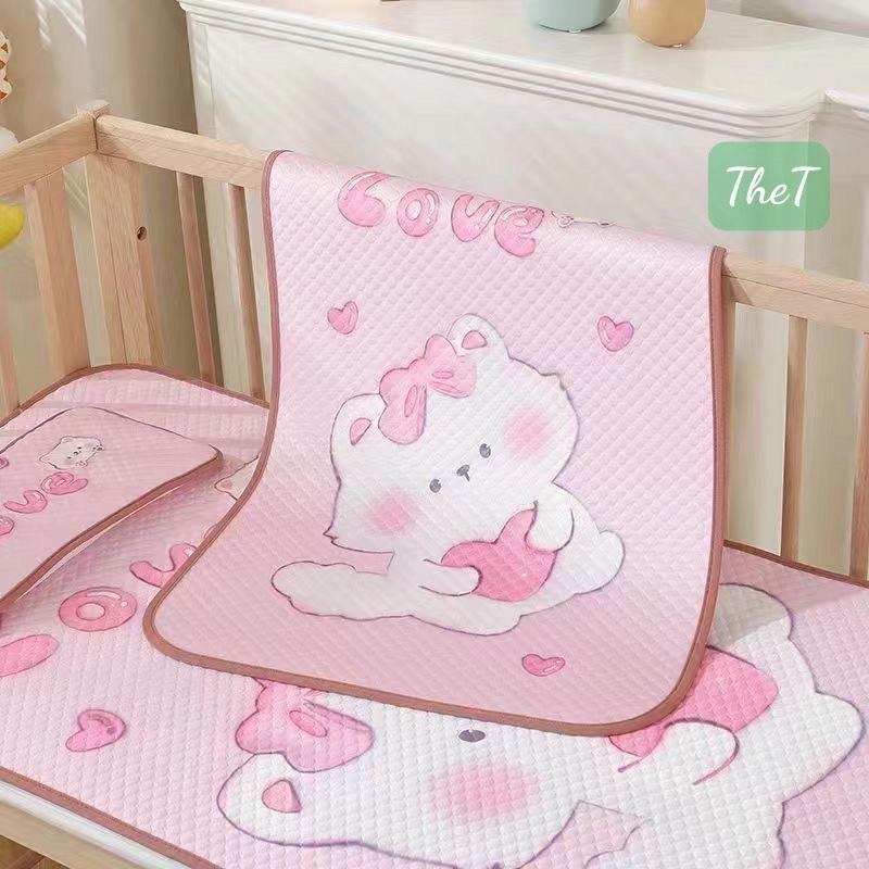  Lót Chống Thấm Lót Điều Hòa 5D Cao Cấp Êm Ái Và Thoáng Khí Cho Bé KT 50x70cm  QC  