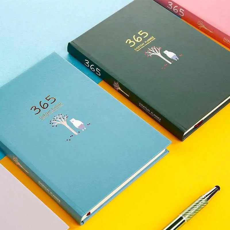 DingDongTu Buku Diary 365 Hari Hardcover - DDT-4083-32 Tali Kertas 2