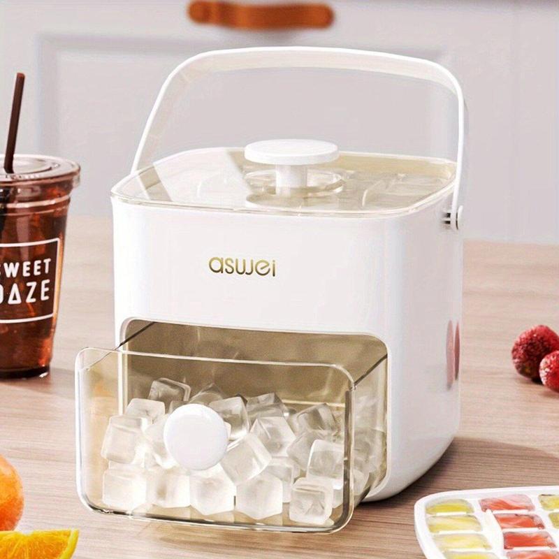 48-grid Ice Cube Maker, 1 Count Double Layer Ice Cube Maker with Bin, Ice Tray for Freezer, Kitchen Utensils & Gadgets, Kitchen Supplies 7