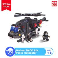 Gambar Mainan EMCO Brix Police Helicopter - Warna dari Toyspedia Kota Tangerang 1 Tokopedia