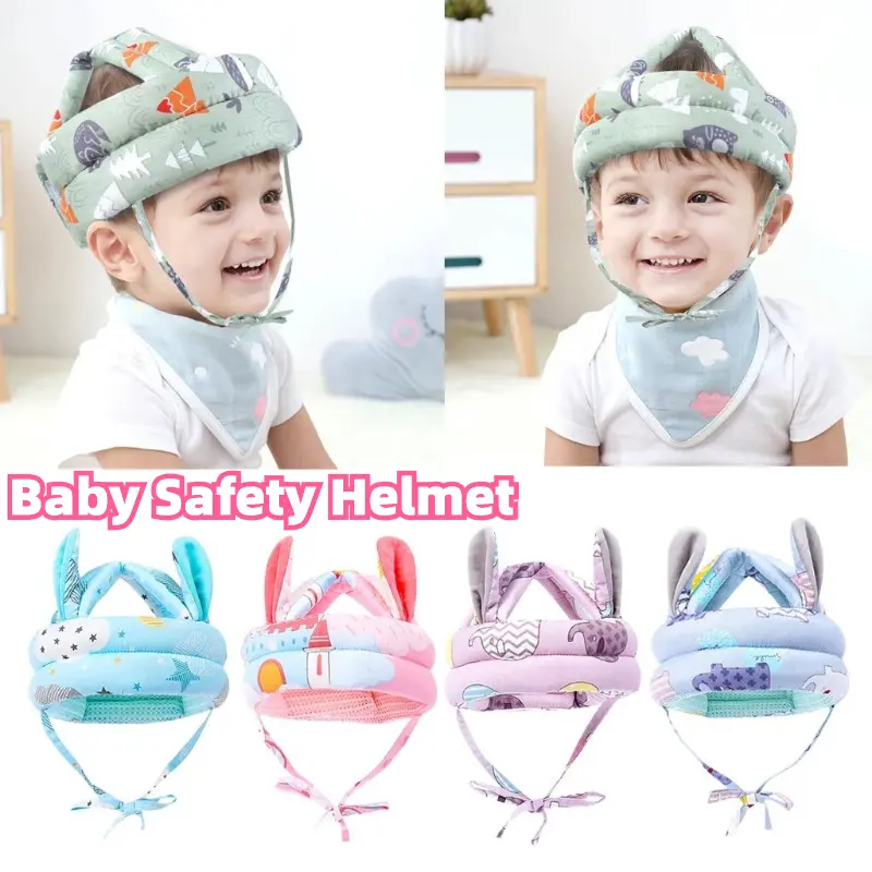 Adjustable Soft Baby Head Protection Safety Baby Helmet Walk Safety Headguard Baby Head Security Protection Baby Toddler Cap Kids Unisex Anti-fall Pad Learn To Walk