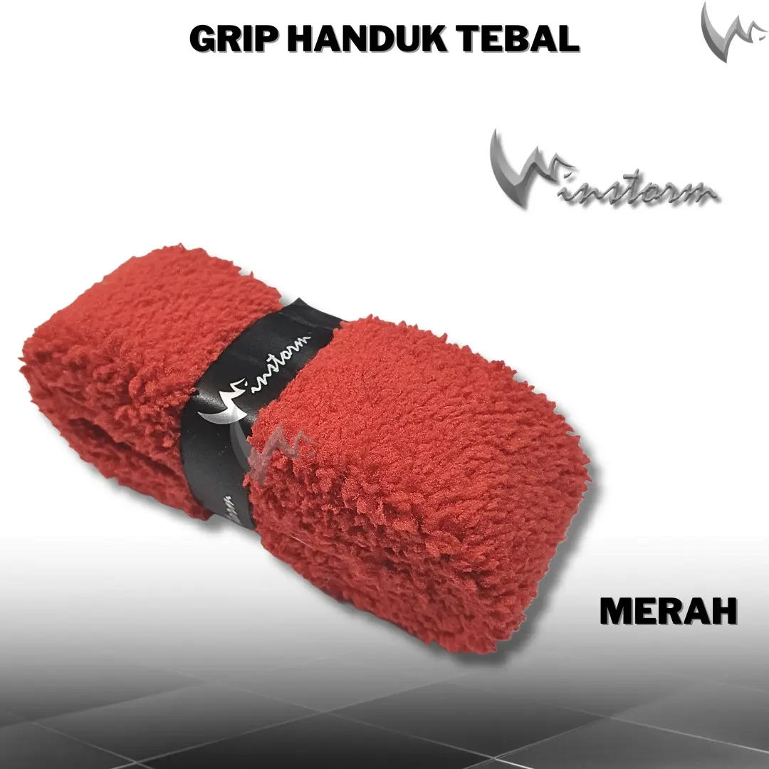 GRIP HANDUK TEBAL-MERAH