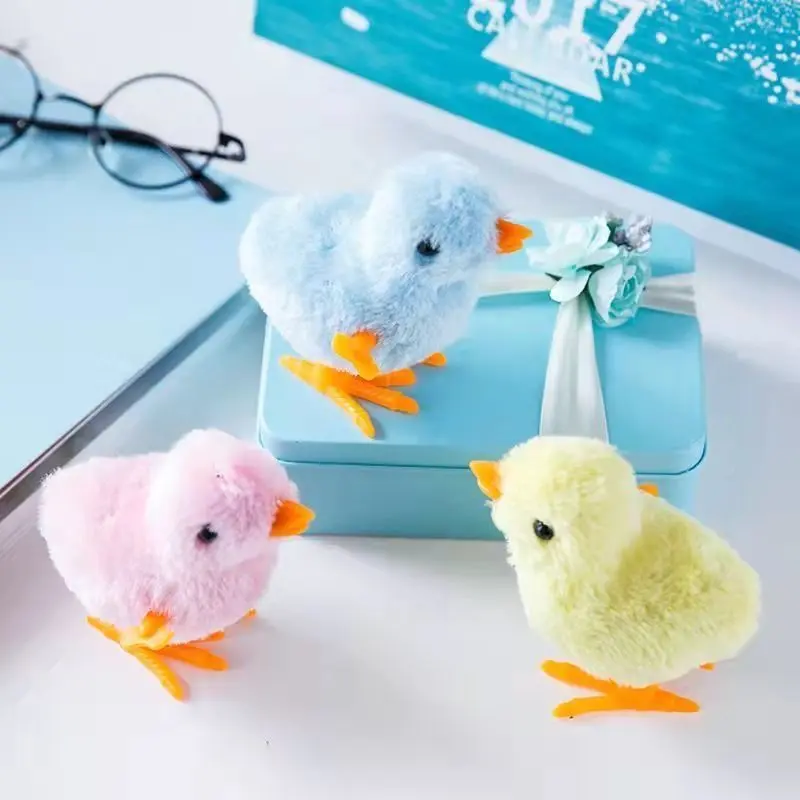 Gà Nhồi Bông Mô Phỏng, Thiết Kế Dễ Thương, Nhảy Và Chạy, Đồ Chơi Lên Dây Cót, Thích Hợp Cho Bé Trai Và Bé Gái, Đồ Chơi Nhỏ Cuốn Dây Cho Bé Và Trẻ Em