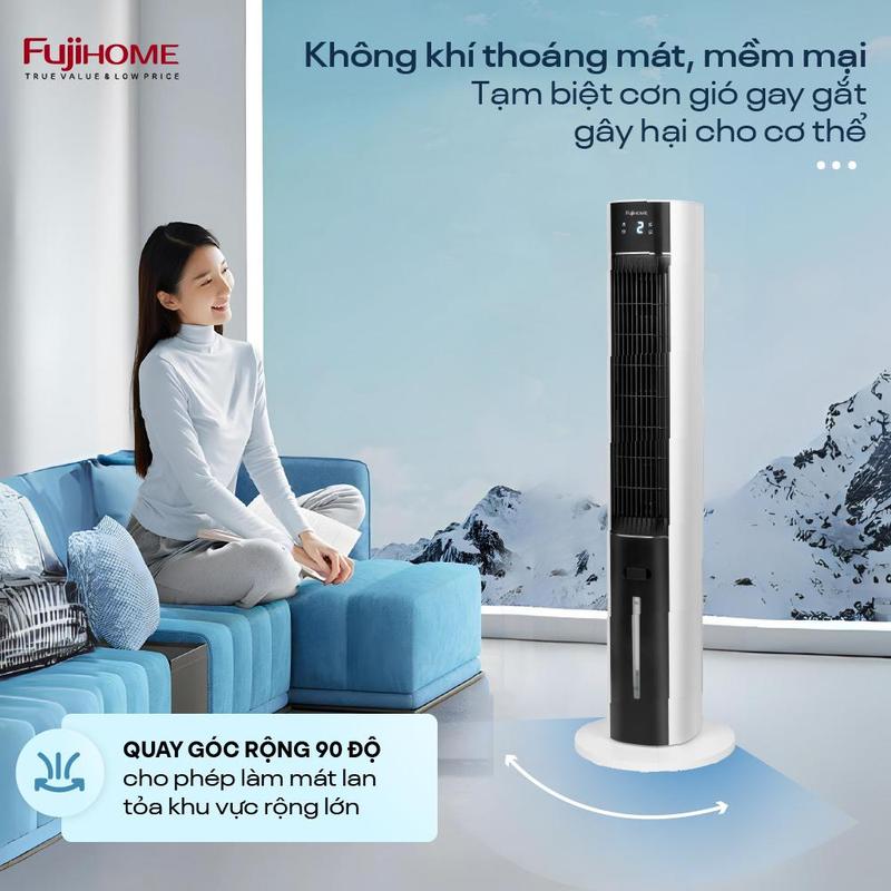 Quạt tháp điều hoà đối lưu tích hợp lọc không khí ionizer Fujihome AC-18LM/ AC-18LE - Bảo hành 24 tháng 4