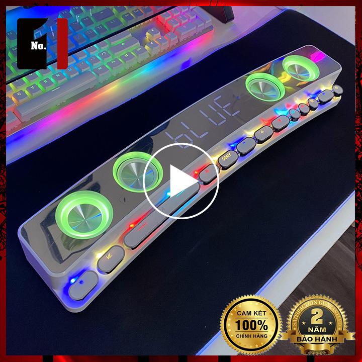 Loa Thanh Gaming Máy Tính Soundbar Bluetooth Soaiy SH39 Led Rgb Loa Vi Tính Để Bàn Nghe Nhạc Bass Lớn Âm Thanh Hay
