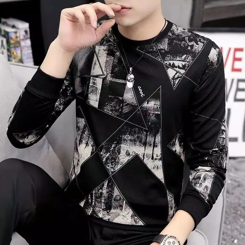 A&T-Baju kaos pria FIGO-Koas pria lengan panjang distro keren-real pict bisa cod