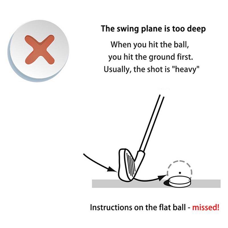 Bóng Phẳng Golf, Cầm Tay Và Nhẹ, Để Tập Swing Và Tập Luyện, Bóng Golf, Thích Hợp Cho Trong Nhà Và Ngoài Trời, Bóng Tập Golf 1
