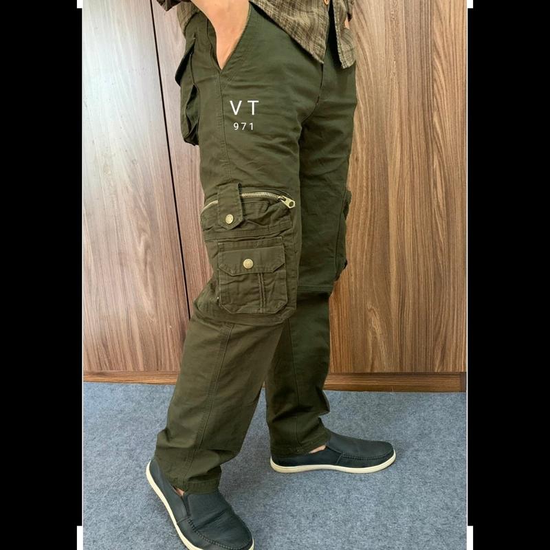 Quần Dài Kaki Túi Hộp Nam khóa kéo đồng chất vải kaki loại 1 dày dặn Mềm Mịn ống suông cao cấp Menswear