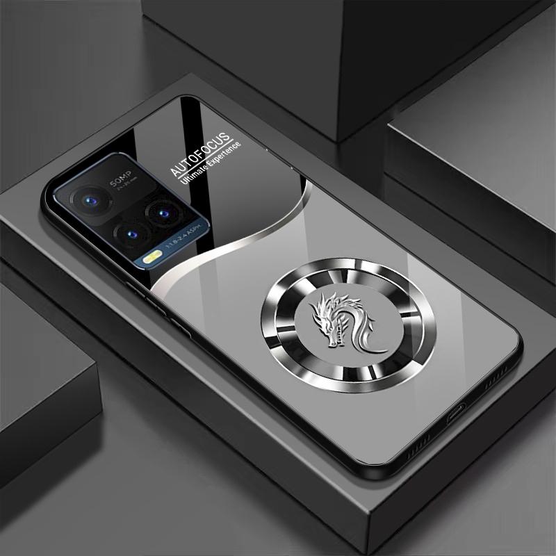 Ốp lưng VIVO Y21, Y21S, Y33, T1X 4G Mặt lưng kính tráng gương, sang trọng, thiết kế sang trọng