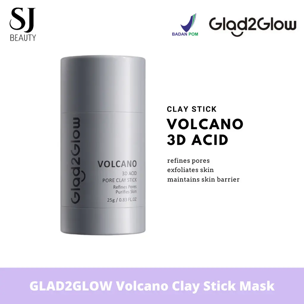 GLAD2GLOW Volcano 3D Acid Pore Clay Stick