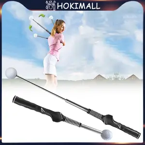 Tongkat Ayunan Golf Teleskopik Untuk Latihan Indoor / Outdoor, Cocok Untuk Pemula