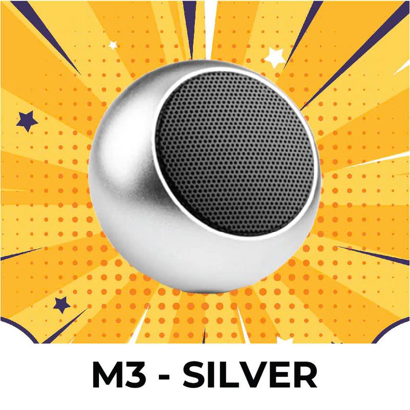 Loa Bluetooth M3 Âm thanh sống động nhỏ gọn tiện lợi có ba màu cực kì bắt mắt Thiết kế nhỏ gọn tiện lợi loa nhiề màu dễ dàng lựa chọn. Phù hợp mamg ngoài trời nghe nhạc mọi thể loại Củ Loa Kem