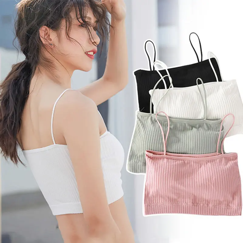 Áo Ống Có Đệm, Dành Cho Nữ, Áo Ngực Liền Mạch Gợi Cảm, Áo Yếm Có Đệm, Áo Ngực Không Đường May, Có 12 Màu Tùy Chọn Ong Bra Women
