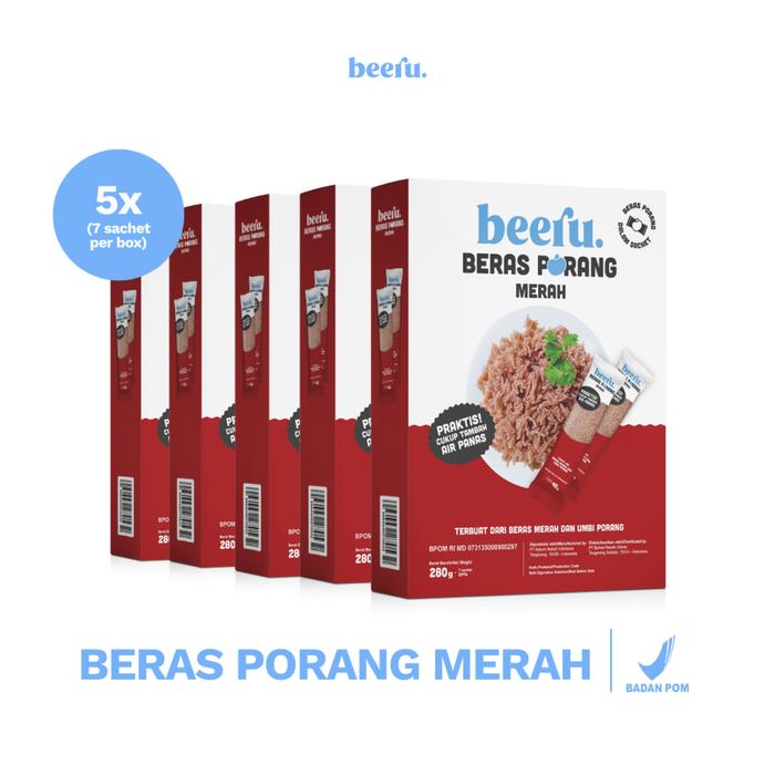 Gambar Beeru Beras Porang Merah Isi 5 Box - Shirataki Konjac Rice dari Beeru Official Store Kota Tangerang Selatan Tokopedia
