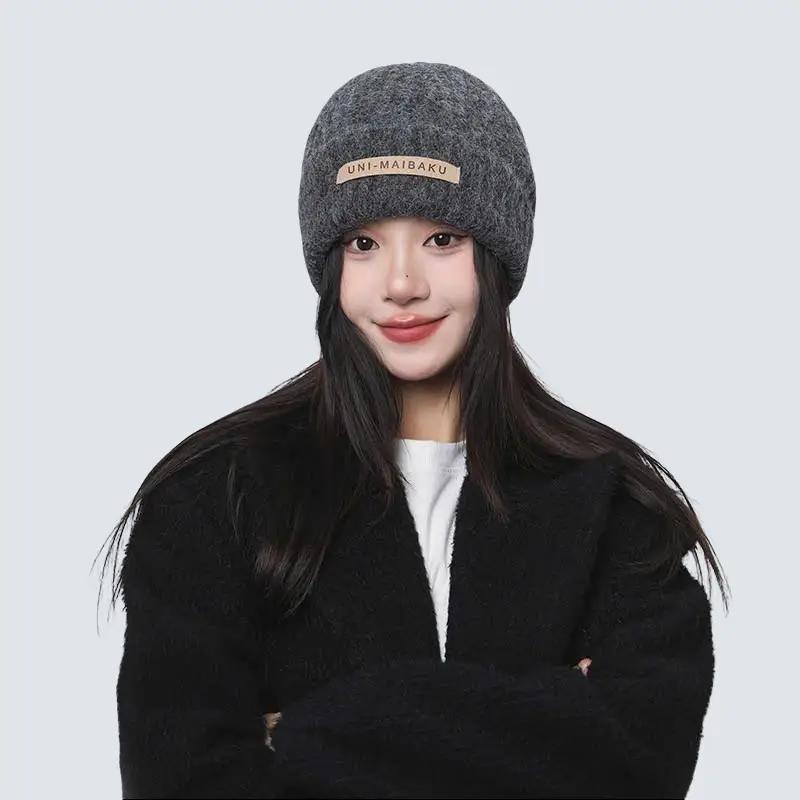  ML99N Mũ Len Chữ UNI Phong Cách Hàn Quốc Cho Nam Nữ - Nón Nữ Thời Trang 