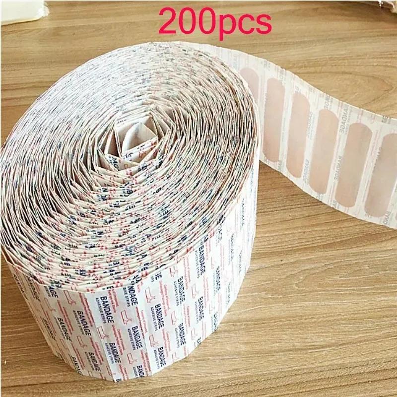 100pcs/lot Breathable Band Aid Waterproof Bandage First Aid Wound Dressing Medical Tape Wound Plaster Emergency Kits Bandaids 7