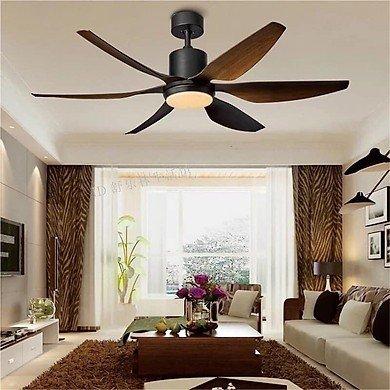Quạt Trần 6 Cánh 1M67 ABS Có 4 Phân Loại Mầu (Có Dây Cáp An Toàn) - Điều Khiển 6 Cấp Độ Gió Cực Mát và 3 Chế Độ Ánh Sáng - Dùng cho Mọi Không Gian Nhà Việt - Fan, QuạT