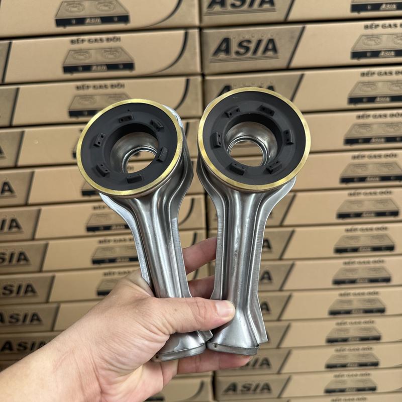 COMBO 2 Điếu inox + Đầu Đốt chia lửa bếp gas Sen đồng SAKURA LOẠI 1 dày, lửa xanh- (Kèm Bass)