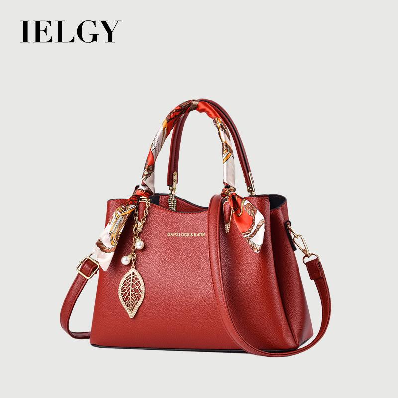  Túi Xách Nữ IELGY Họa Tiết Vải quả vải Dung Lượng Lớn Làm Bằng Lụa Có Thể Đeo Chéo Bag 