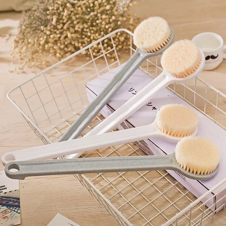 Bàn Chải Tắm Chà Lưng Tẩy Tế Bào Chết Mát Xa Cơ Thể Tay Cầm Dài Tiện Dụng Chất Liệu Cao Cấp Siêu Mềm Mịn 88839 7
