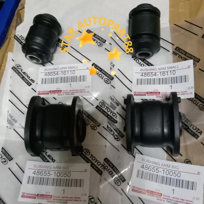 Bushing Lower Arm Depan Soluna 2set 4pc