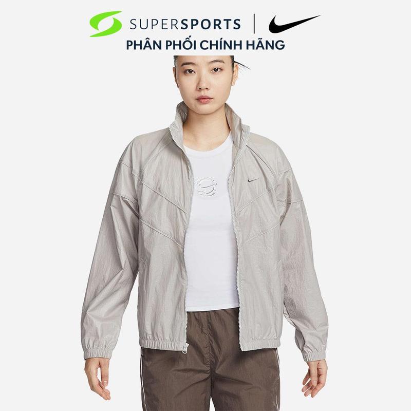 Áo Khoác Nữ Nike Windrunner Woven - Xám - HM9761-014