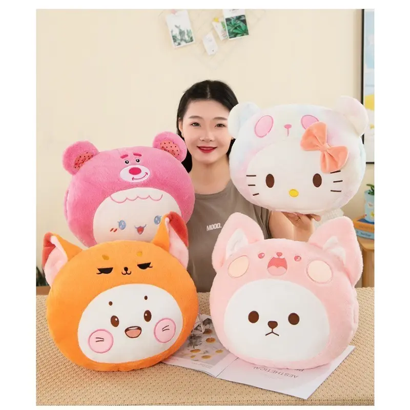 Boneka Bantal Tangan Sanrio Cinamorol Lotso Ukuran 35cm Bahan Plush Premium Hadiah Anak Ulang tahun Kado Dolls Toys 8