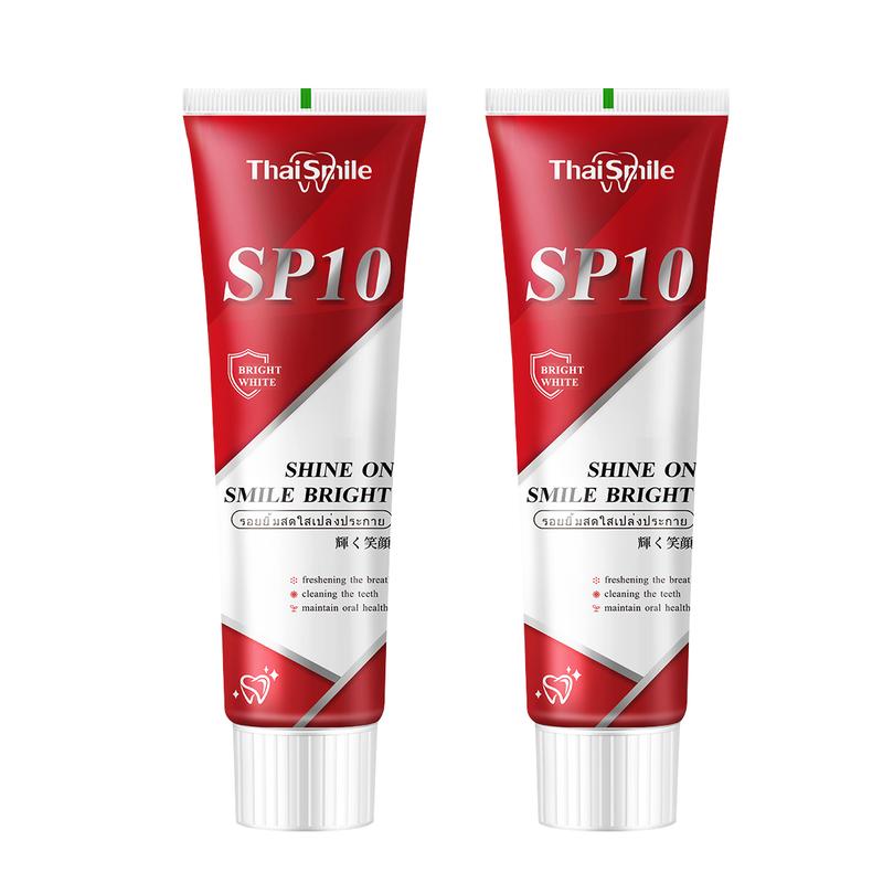  【Mua 1 ống tặng 1  Kem đánh răng bạc hà tươi ống Làm sạch vết ố trên răng Thích hợp sử dụng hàng ngày Người già và trẻ em đều có thể sử dụng 