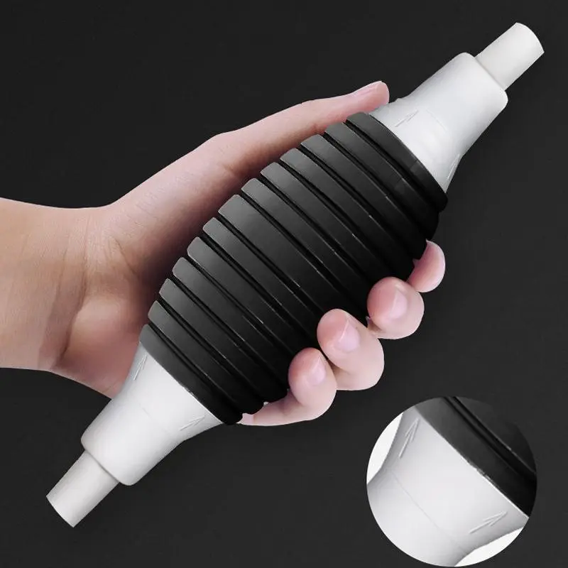 Car Manual Oil Tank Suction Pipe, 1 Set Oil Pump Pipe, Aquarium Fish Tank Siphon Change Pipe, Manual Cleaning Tool, Thickened and Lengthened Water Pump 4
