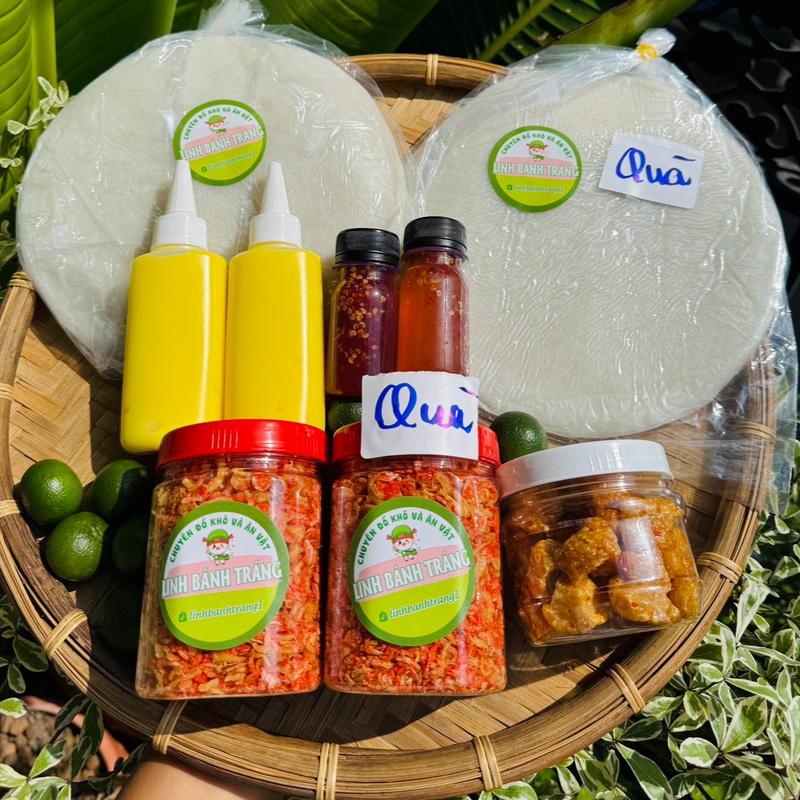 [ 99k FREESESHIP ] Bánh tráng phơi sương, hành phi ruốc, tóp mỡ , bơ, sốt tắc, ớt rim Nước Sốt Gia Vị