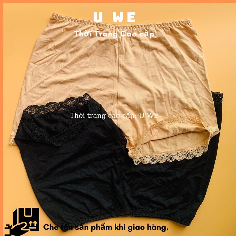 ComBo 4 Quần Lót Đùi Bầu Cotton Siêu Co Giãn Mềm Mịn Thoáng Mát , Quần Lót Bầu Cotton mặc Váy Đầm - U We: Thời Trang Cao Cấp
