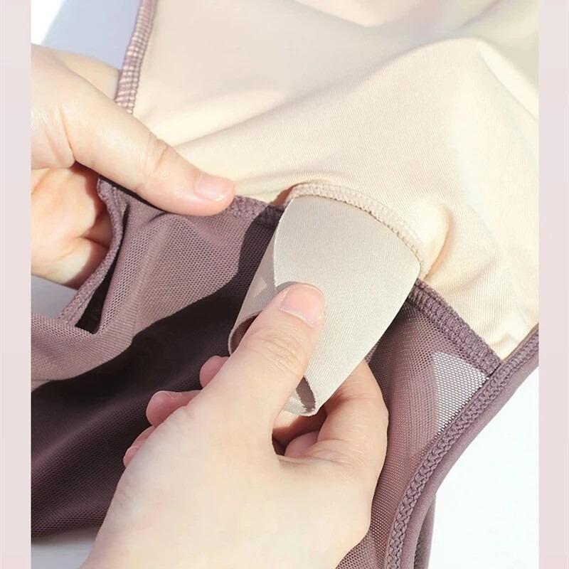 Product Introduction of New 2Pairs Soft Bra Pads Swimsuit Padding Inserts for Women Underwear Removable Washable Sponge Round Pad 17